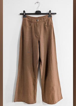 Джинси-палаццо зі льном tally weijl denim jeans