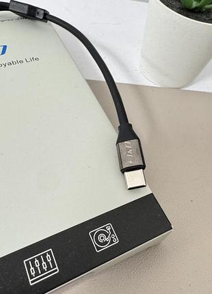 Аудиокабель j&d usb type-c → 2×rca 3