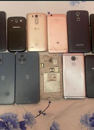 Продам телефоны все одним лотом различное состояние.