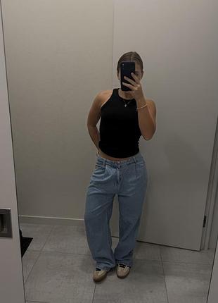 Baggy jeans blue color