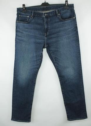 Класичні джинси від японського бренду uniqlo slim straight kaihara denim jeans