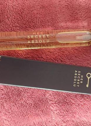 Парфюмированная вода banderas her secret absolu