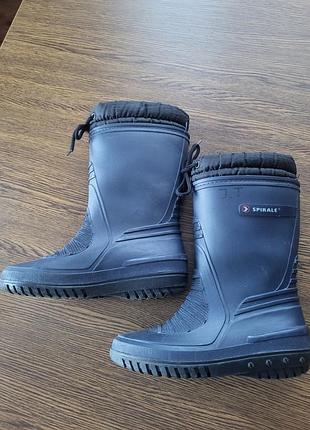 Spirale 🇮🇹 утеплені гумові чоботи дитячі | eu 31 (uk 3½ / us 12) | made in italy