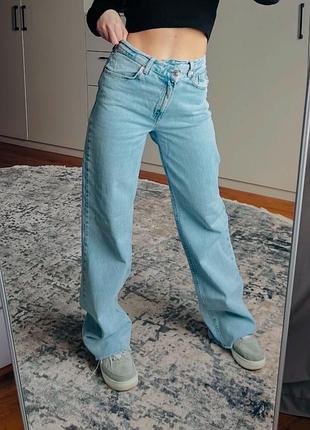 Джинси zara wide leg