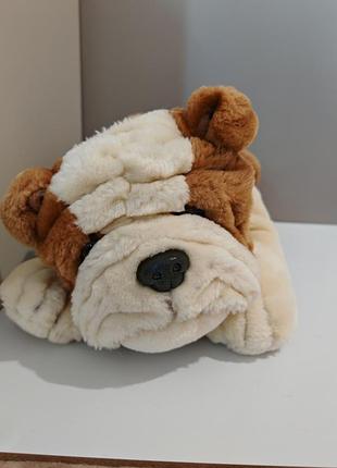Keel simply soft collection british bulldog, коллекційна іграшка собачка від keel toys