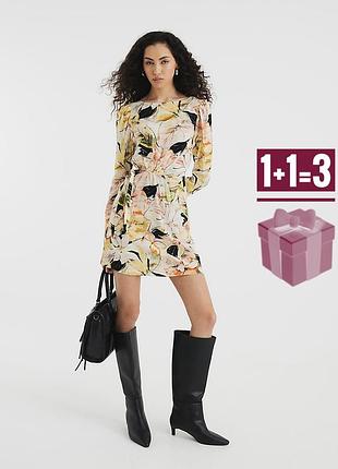 Сукня в принт river island 18 віскоза