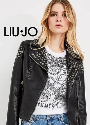 Liu jo італійська куртка гкірянка косуха з еко шкіри