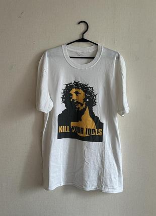 Мерч футболка terror kill your idols jesus band vintage