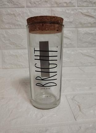 Стеклянная банка для спичек