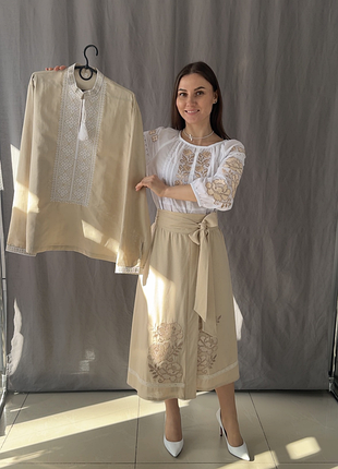 Комплект платье с юбкой