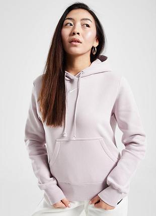 Nike нова оригінальна жіноча спортивна кофта з капюшоном худі ліловий оверсайз розмір s