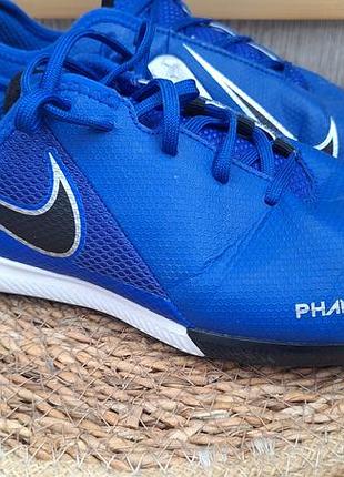Nike phantom vsn футзалки синего цвета, размер 36