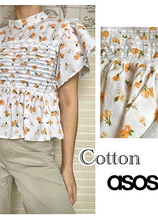 Блуза с цветочным принтом