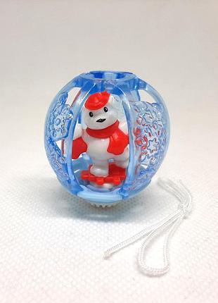 Игрушка kinder surprise christmas 2019/2020 dv385 christmas toy - bear рождественская игрушка - медведь