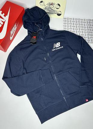 Кофта new balance ess stacked fz mj03558ecl