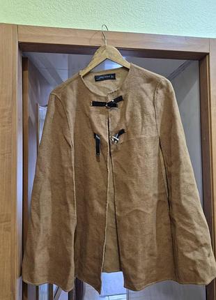 Пальто пончо zara