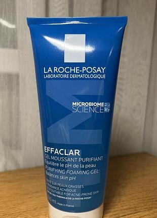 Очищающий гель для жирной чувствительной кожи la roche-posay effaclar