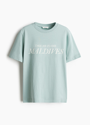 Футболка з принтом h&m