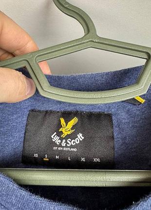 Оригінальний лонгслів lyle & scott 3