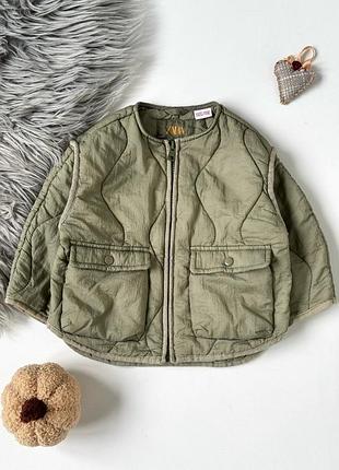 Куртка стеганая деми zara 12-18 мес.