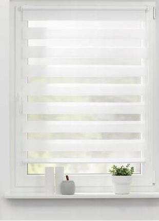Liv&bo duo-rollo double blind 80×150 см белый – двухуровневый роллет день-ночь