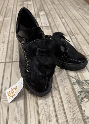 Шкіряні лакові кеди billi bi copenhagen