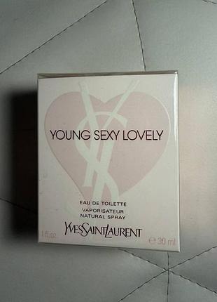 Yves saint laurent ysl young sexy lovely туалетна вода 30мл