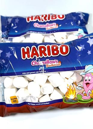 Маршмелоу haribo chamallows barbecue 300 г (для гриля, без глютену)