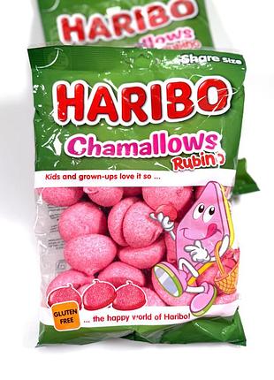 Маршмелоу haribo chamallows rubino полуничні без глютену 175 г