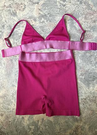 Комплект ліф із шортами в рубчик primark
