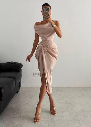 Распродажа платье prettylittlething миди драпировка