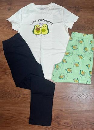 Пижама женская тройка