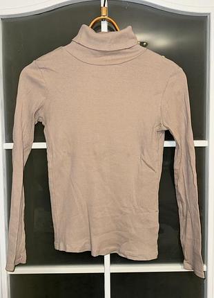 Водолазка в рубчик кофта