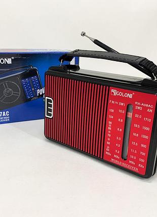 Радио в стиле ретро golon rx-a08, портативный радио приемник от сети, радиоприемник простой og-54