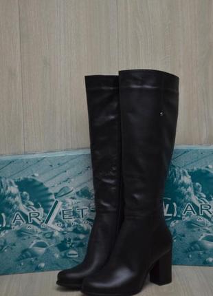 Сапоги женские eireen 9521/2 черные (зима кожа натуральная)