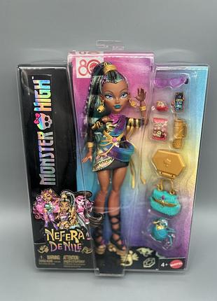Кукла монстра хай монстро-классика нефера де нил с аксессуарами mattel monster high nefera de nile (jdr48)