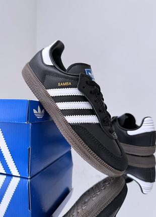 Легендарные качественные кроссовки на липучках adidas samba