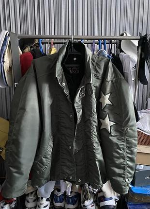 Неймовірний вінтажний бомбер blue system alpha industries