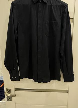 Colin’s чорна сорочка s 100% бавовна з потайною планкою стан нової