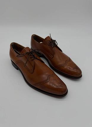 Туфлі barker england uk 9 g (eu 43) шкіряні броги, made in england