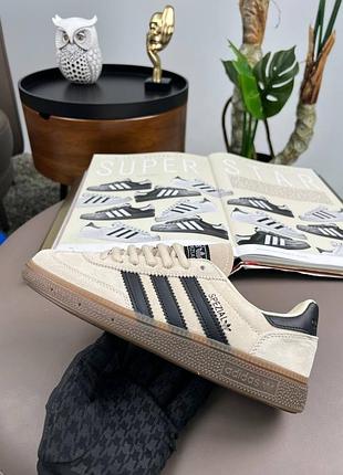 Жіночі кросівки adidas spezial beige black