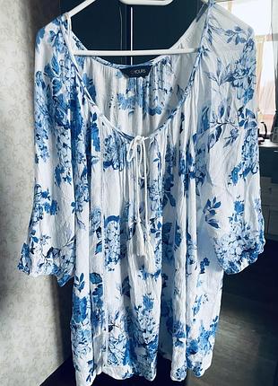 🪻шикарная блуза туника вискоза 🌺