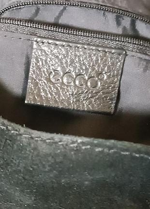 Сумка ecco замша 9
