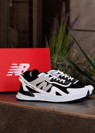 Кроссовки new balance light white black распродаж