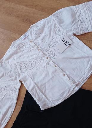Блузка zara, рубашка