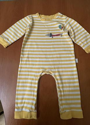 Прикольная пижама / человечек  74\80 розмер