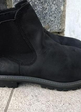 Кожаные полы сапоги, сапоги Tamaris