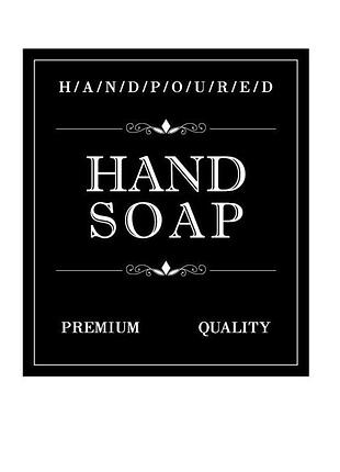 Стікер наклейка наліпка на диспенсер мило hand soap