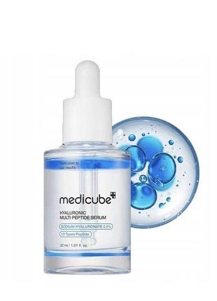Мультипептидна сироватка з гіалуроновою кислотою medicube hyaluronic multi peptide serum, 30 мл