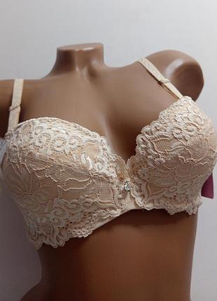Бюстгальтер чашка в (2) пуш-ап venus бежевий